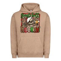 Pigment Burro jingle bell rockin skeleton christmas Urban Hoodie - Jasminsmagicworld
