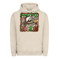 Pigment French Oak jingle bell rockin skeleton christmas Urban Hoodie - Jasminsmagicworld