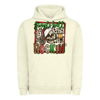 Pigment Pistachio jingle bell rockin skeleton christmas Urban Hoodie - Jasminsmagicworld
