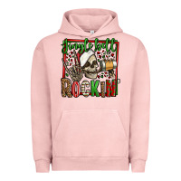 Pigment Salmon jingle bell rockin skeleton christmas Urban Hoodie - Jasminsmagicworld