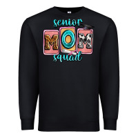 Black senior mom squad Premium Sweatshirt - Zillion Design Studio