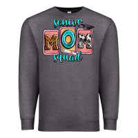 Charcoal Heather senior mom squad Premium Sweatshirt - Zillion Design Studio