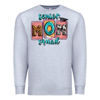 Heather Grey senior mom squad Premium Sweatshirt - Zillion Design Studio