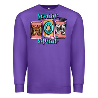 Purple senior mom squad Premium Sweatshirt - Zillion Design Studio