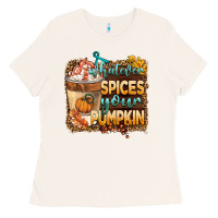 Bone whatever spıces your pumpkin Ladies Tee - BarkalooDesign