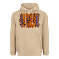 Mushroom basketball brushstroke Heavyweight Hoodie - Zillion Design Studio