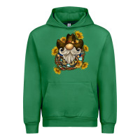 Emerald cowboy gnome sunflower rope Urban Hoodie - BarkalooDesign