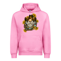 Fuchsia Pink cowboy gnome sunflower rope Urban Hoodie - BarkalooDesign