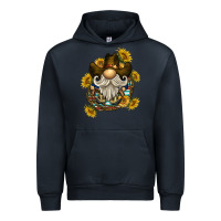 Navy cowboy gnome sunflower rope Urban Hoodie - BarkalooDesign
