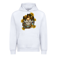 White cowboy gnome sunflower rope Urban Hoodie - BarkalooDesign