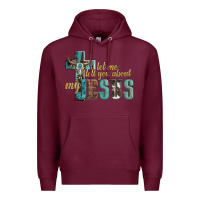 Burgundy let me tell you about my jesus Premium Hoodie - Artiststas