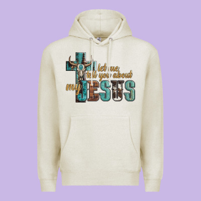 Let Me Tell You About My Jesus Premium Hoodie Designed By Artiststas