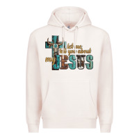 Pale Pink let me tell you about my jesus Premium Hoodie - Artiststas