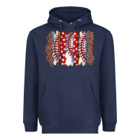 Navy baseball brushstroke Heavyweight Hoodie - Zillion Design Studio