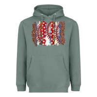 Sage baseball brushstroke Heavyweight Hoodie - Zillion Design Studio