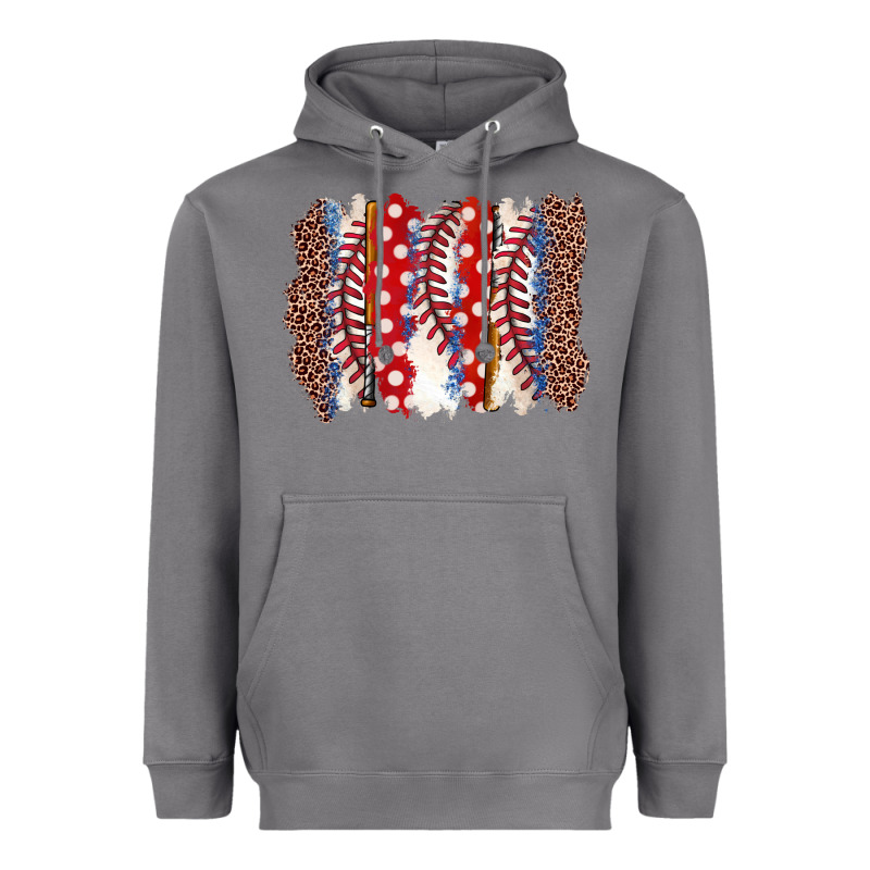 Baseball Brushstroke Heavyweight Hoodie by Zillion Design Studio | Teevron