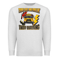Oatmeal Heather they see me rollin they waiting Premium Sweatshirt - texasbilliewilder