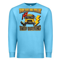 Ocean Blue they see me rollin they waiting Premium Sweatshirt - texasbilliewilder