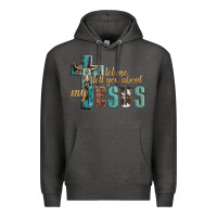Charcoal Heather let me tell you about my jesus Premium Hoodie - Artiststas