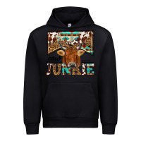 Black cow junkie Urban Hoodie - NancyCooperArtShop