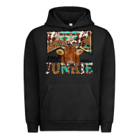 Pigment Black cow junkie Urban Hoodie - NancyCooperArtShop