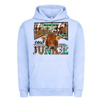 Pigment Grape Ice cow junkie Urban Hoodie - NancyCooperArtShop