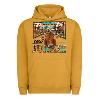 Pigment Peanut Butter cow junkie Urban Hoodie - NancyCooperArtShop