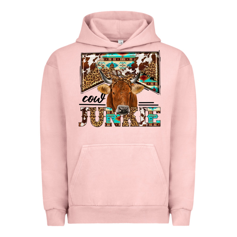 Cow Junkie Urban Hoodie by NancyCooperArtShop | Teevron