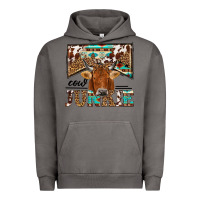 Pigment Tornado cow junkie Urban Hoodie - NancyCooperArtShop
