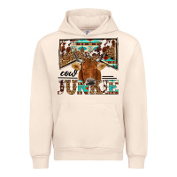 Sandshell cow junkie Urban Hoodie - NancyCooperArtShop