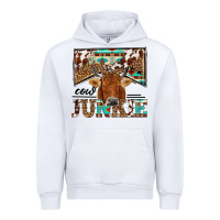 White cow junkie Urban Hoodie - NancyCooperArtShop