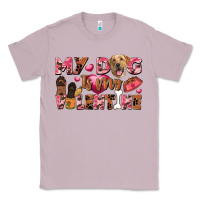 Lilac my dog is my valentine Classic Tee - FaDigitalArtStudio
