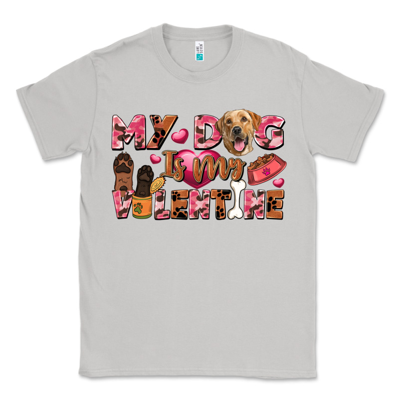 My Dog Is My Valentine Classic Tee by FaDigitalArtStudio | Teevron