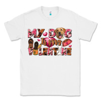 White my dog is my valentine Classic Tee - FaDigitalArtStudio