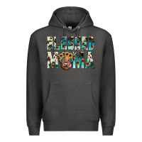 Charcoal Heather blessed mama Premium Hoodie - JahusDesignShop