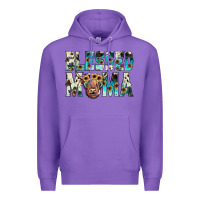 Purple blessed mama Premium Hoodie - JahusDesignShop