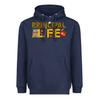 Navy principal life Heavyweight Hoodie - texasbilliewilder