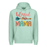 Seafoam blessed mama Premium Hoodie - JahusDesignShop