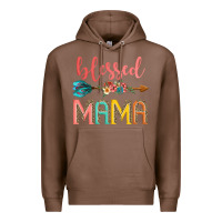 Chestnut blessed mama Premium Hoodie - JahusDesignShop