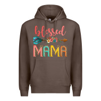 Coffee blessed mama Premium Hoodie - JahusDesignShop