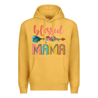 Mustard blessed mama Premium Hoodie - JahusDesignShop