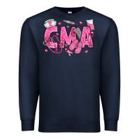 Navy breast cancer cma Premium Sweatshirt - texasbilliewilder