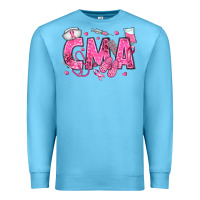 Ocean Blue breast cancer cma Premium Sweatshirt - texasbilliewilder