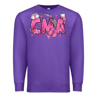 Purple breast cancer cma Premium Sweatshirt - texasbilliewilder