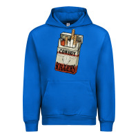 Cobalt cowboy killers cigarette package Urban Hoodie - NancyCooperArtShop