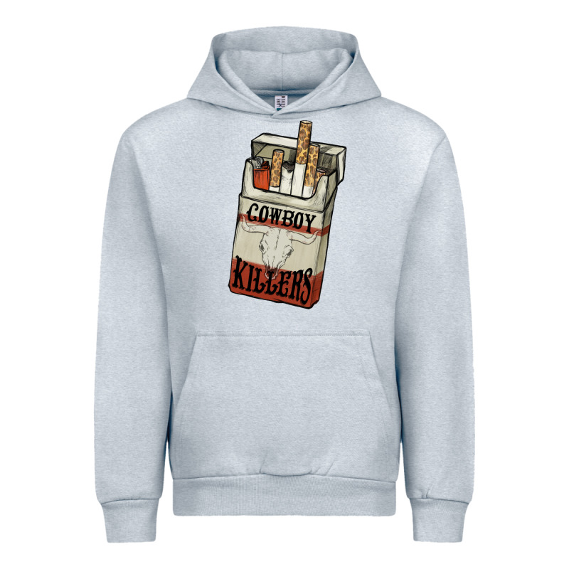 Cowboy Killers Cigarette Package Urban Hoodie by NancyCooperArtShop | Teevron