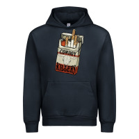 Navy cowboy killers cigarette package Urban Hoodie - NancyCooperArtShop