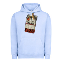 Pigment Grape Ice cowboy killers cigarette package Urban Hoodie - NancyCooperArtShop
