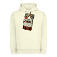 Pigment Pistachio cowboy killers cigarette package Urban Hoodie - NancyCooperArtShop
