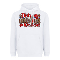 White that s my brother on that field Heavyweight Hoodie - Zillion Design Studio